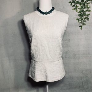 Liz Claiborne | White Sleeveless Top